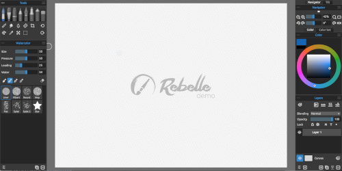 Rebelle screenshot
